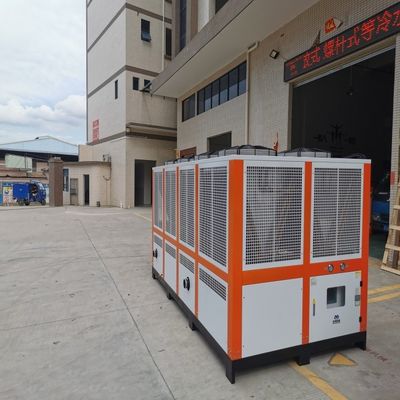 20 HP Hava soğutmalı vida soğutucu Alüminyum plastik kabarcık ambalajıyla kolay kurulum