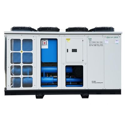 Soğutma Kapasitesi 10 ila 500 Ton Hava soğutmalı Su Soğutucu 380V 3Ph 50Hz Güç kaynağı 0.75KW Pompa Gücü Enerji Soğutma Birimi